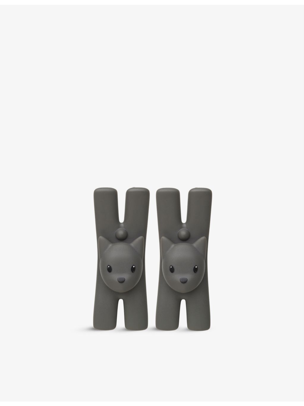 Alessi Giampo and Lampo PVD-coated resin clips set of two - British product