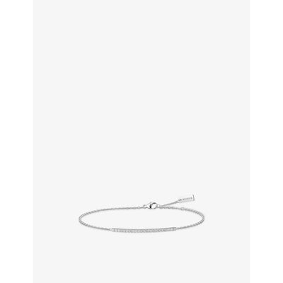 selfridges Messika Gatsby 18ct White Gold Diamond Bracelet- Buy online at McGrocer