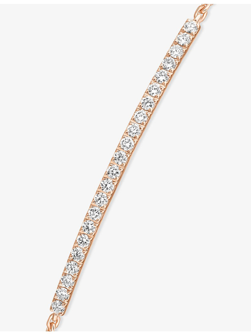 Messika Gatsby 18ct rose-gold diamond bracelet, imported from the UK