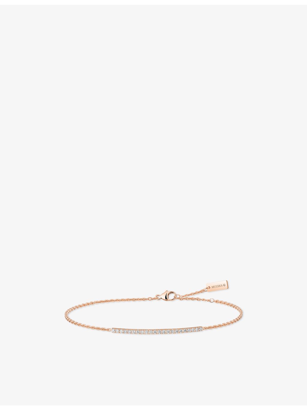 Messika Gatsby 18ct rose-gold diamond bracelet, imported from the UK