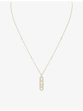 Messika Move 10th 18ct yellow gold diamond necklace - British product