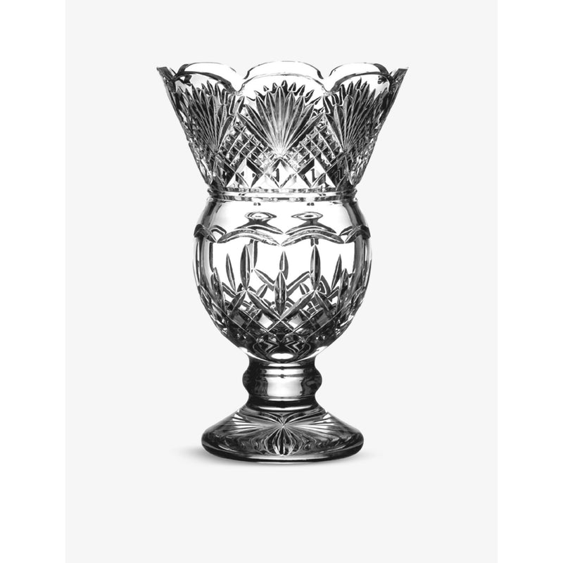 Waterford Lismore Thistle crystal vase 33cm - British product