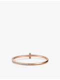 Tiffany & Co T1 18ct rose gold diamond bracelet - British product
