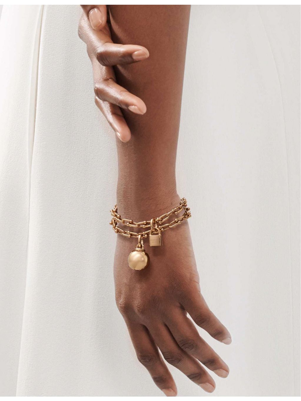 Tiffany & Co. HardWear 18ct rose gold wrap bracelet, UK version