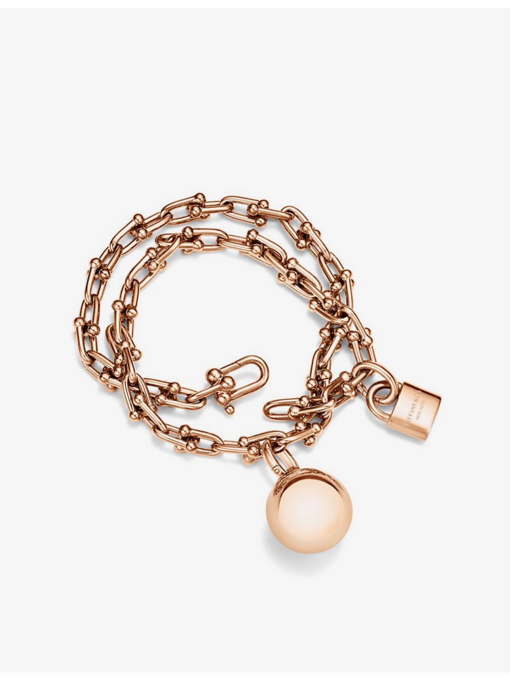 Tiffany & Co. HardWear 18ct rose gold wrap bracelet, UK version