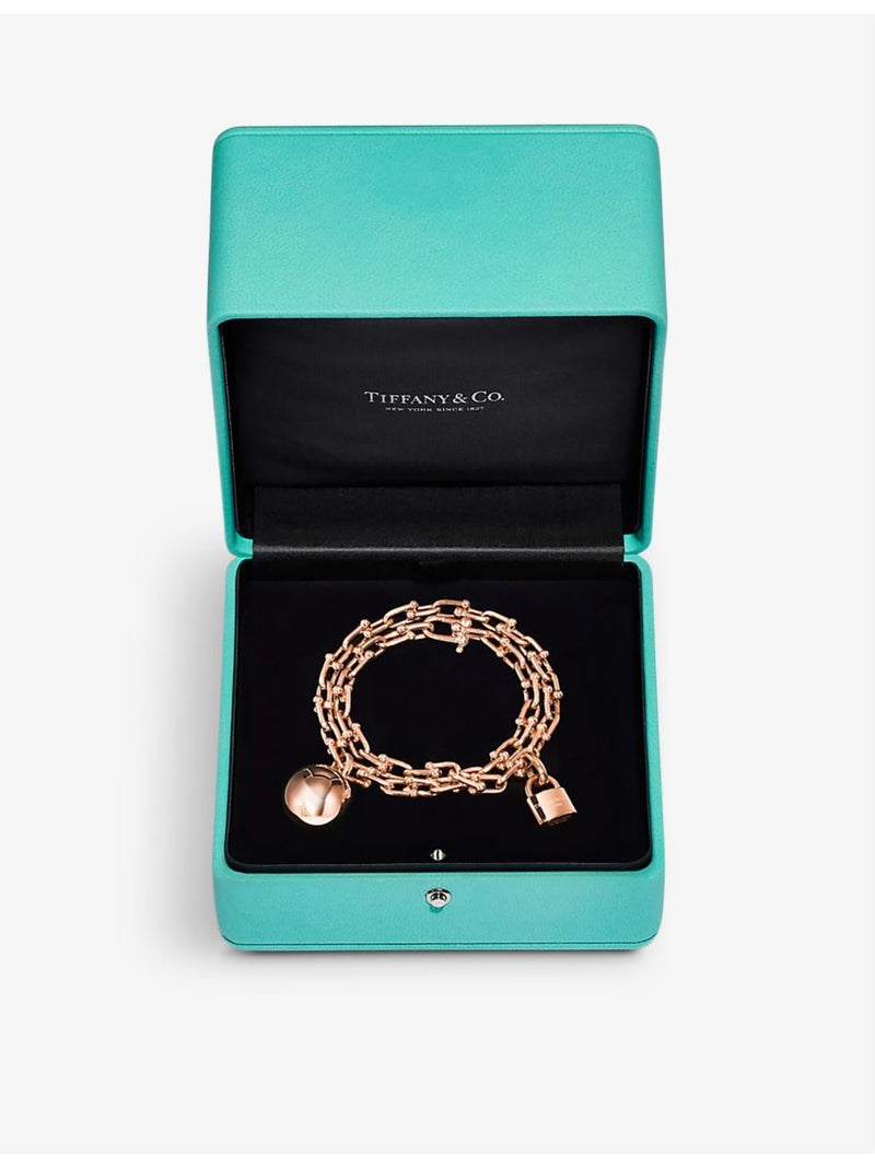 Tiffany & Co. HardWear 18ct rose gold wrap bracelet, UK version