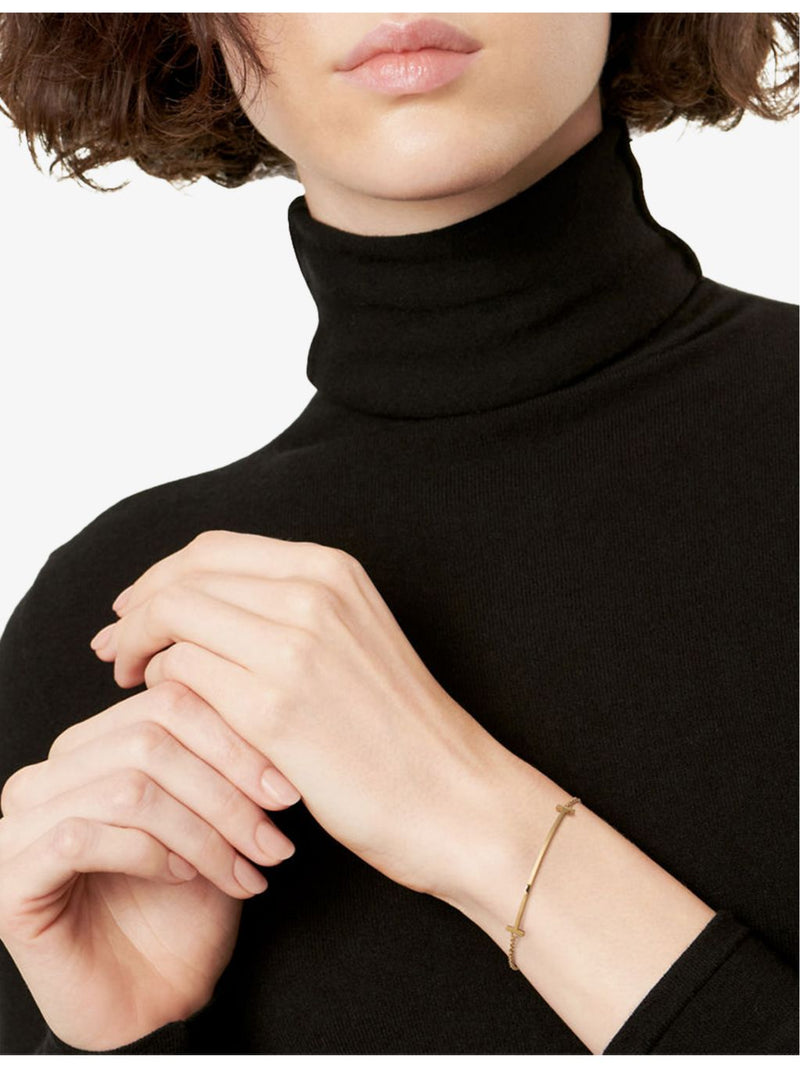 Tiffany T Smile 18ct yellow-gold bracelet, imported from the UK