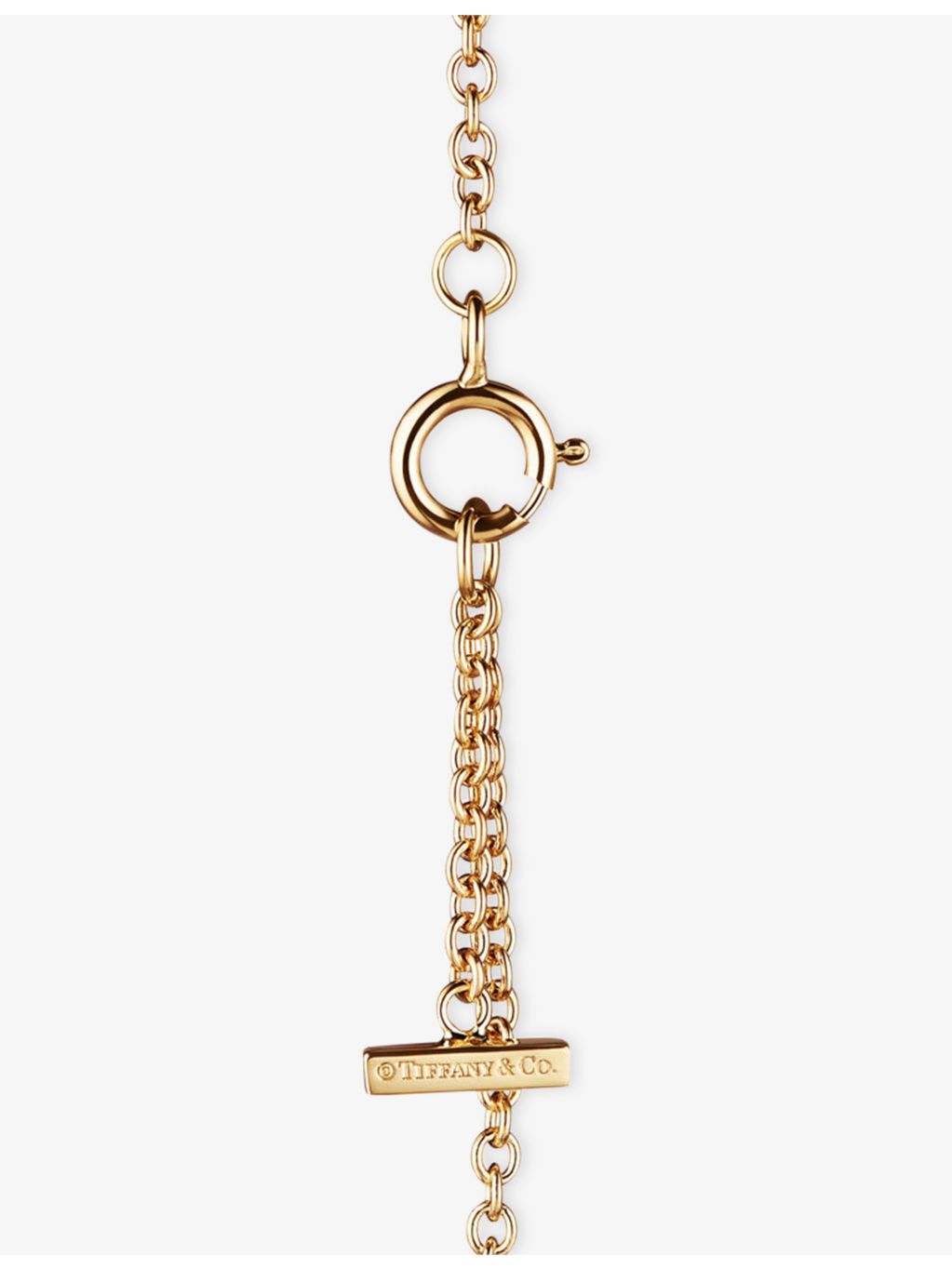 Tiffany T Smile 18ct yellow-gold bracelet, imported from the UK