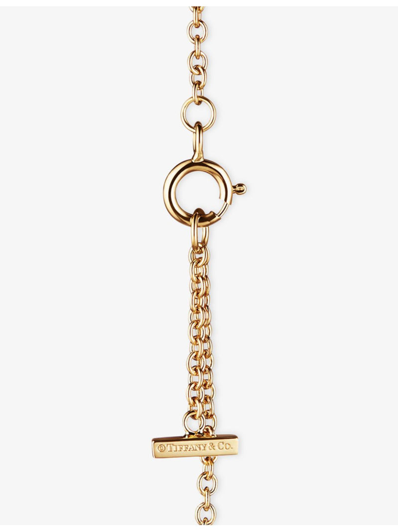 Tiffany T Smile 18ct yellow-gold bracelet, imported from the UK