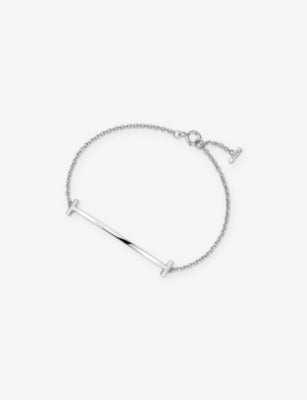 Tiffany & Co. T Smile 18ct White Gold Bracelet
