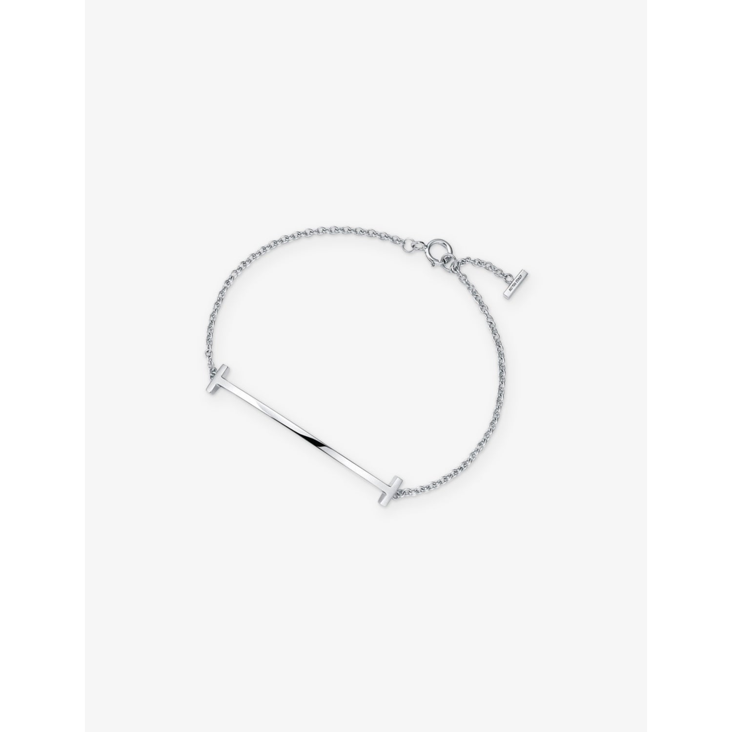 Tiffany T Smile 18ct white-gold bracelet - S