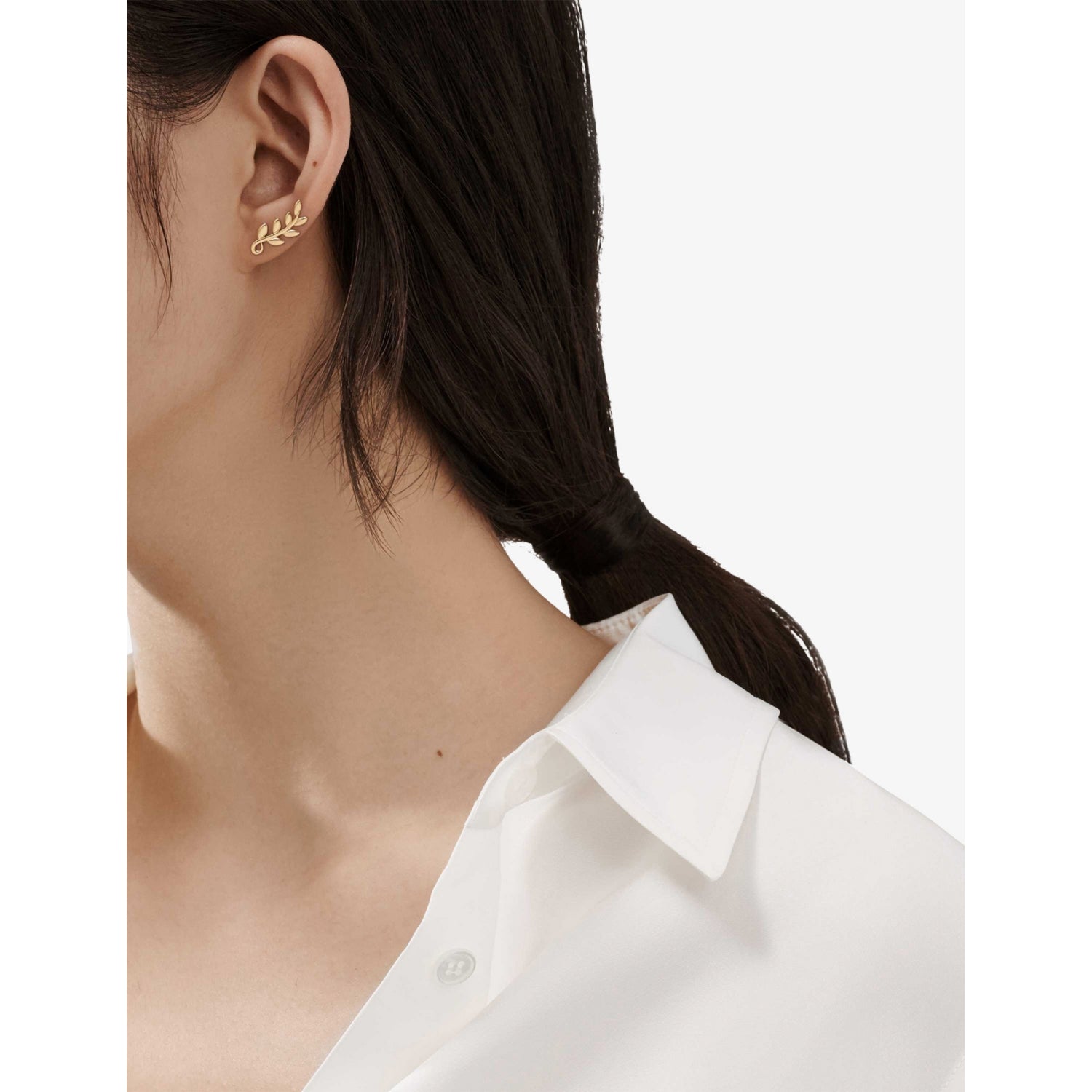 Tiffany & Co Paloma Picasso 18ct gold climber earrings - British product