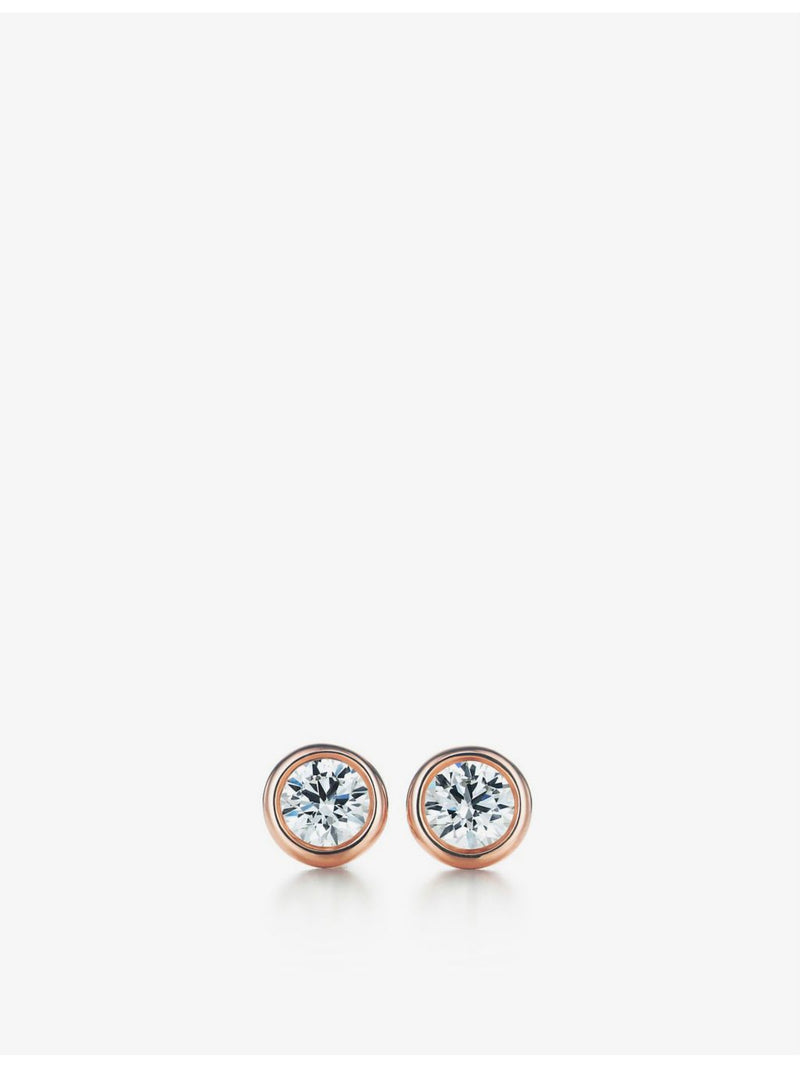 Tiffany & Co diamond stud earrings Diamonds by the Yard 18ct rose gold, UK version