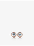 Tiffany & Co diamond stud earrings Diamonds by the Yard 18ct rose gold, UK version