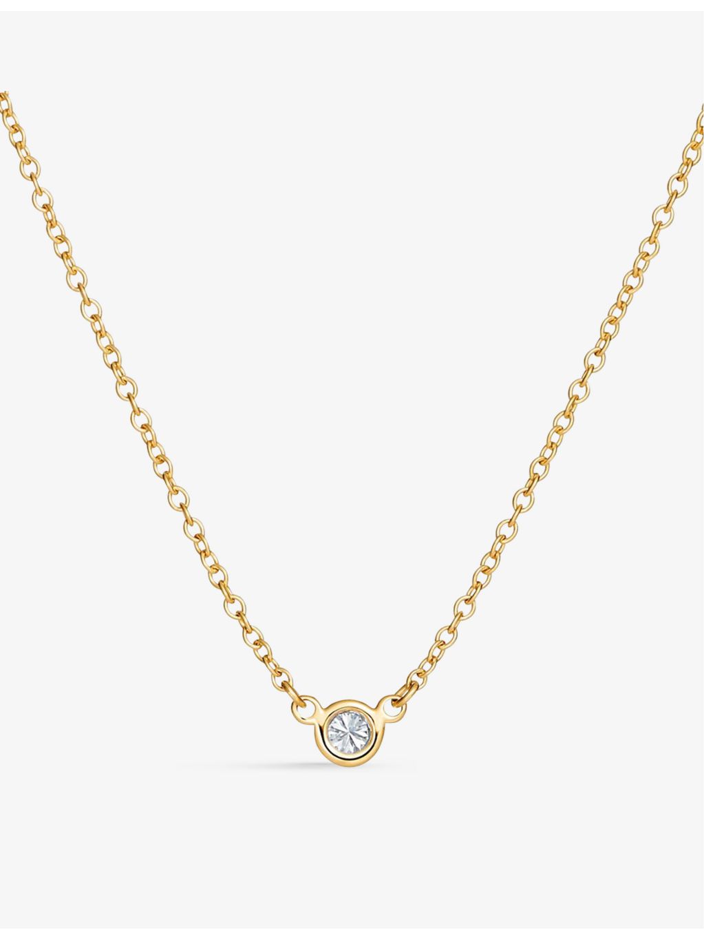 Tiffany & Co 18ct gold diamond necklace, imported from the UK