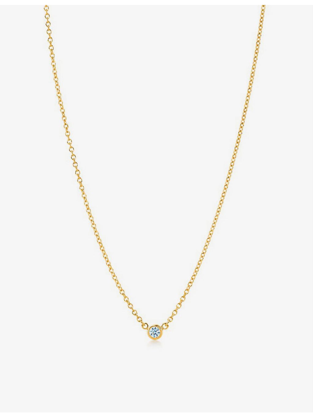 Tiffany & Co 18ct gold diamond necklace, imported from the UK