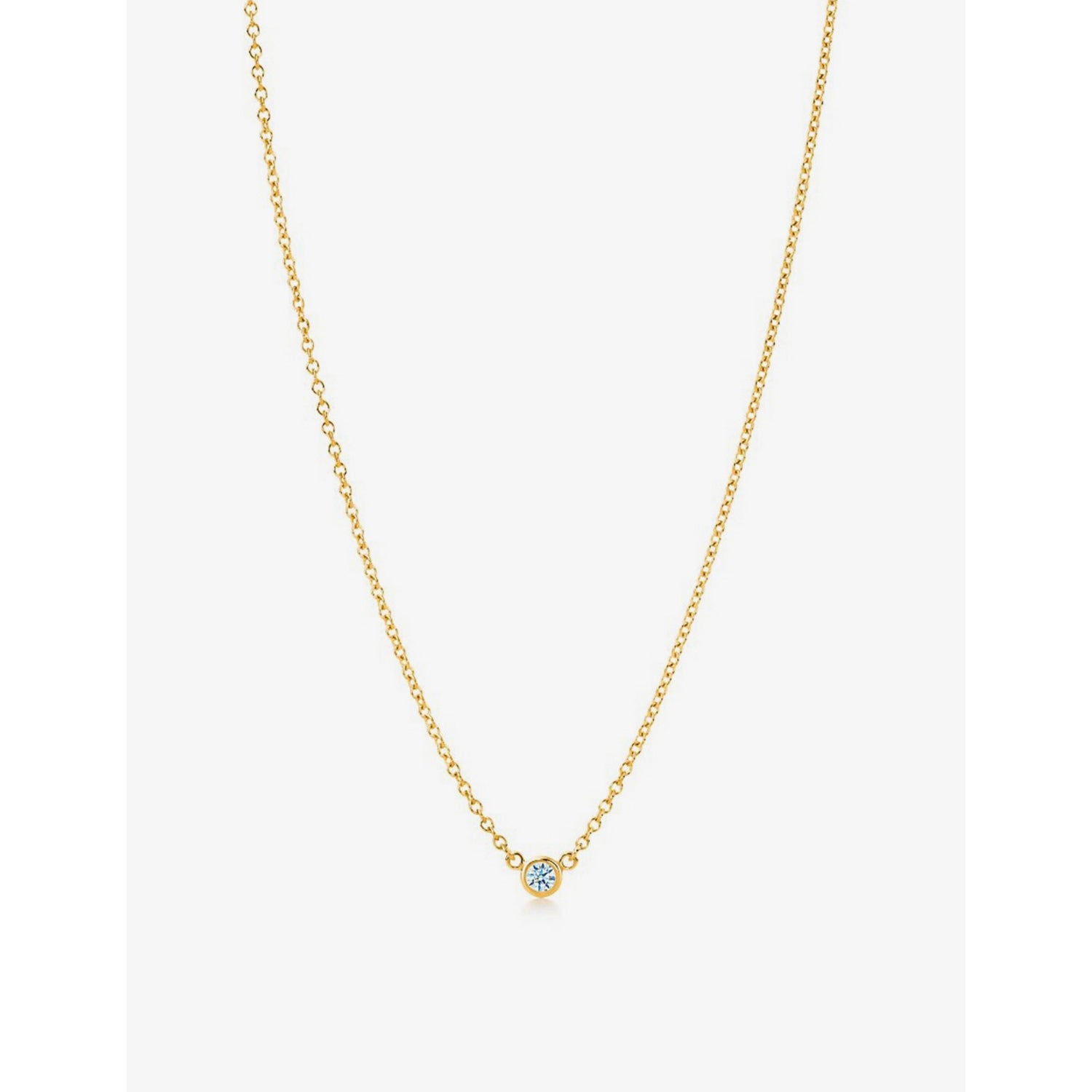 Tiffany & Co 18ct gold diamond necklace, imported from the UK