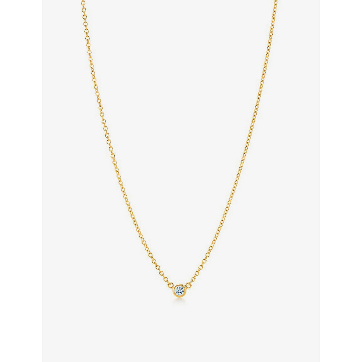 Tiffany & Co 18ct gold diamond necklace, imported from the UK