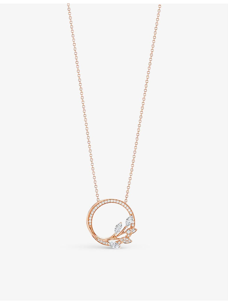 Tiffany & Co Vine Circle pendant 18ct rose gold - British product