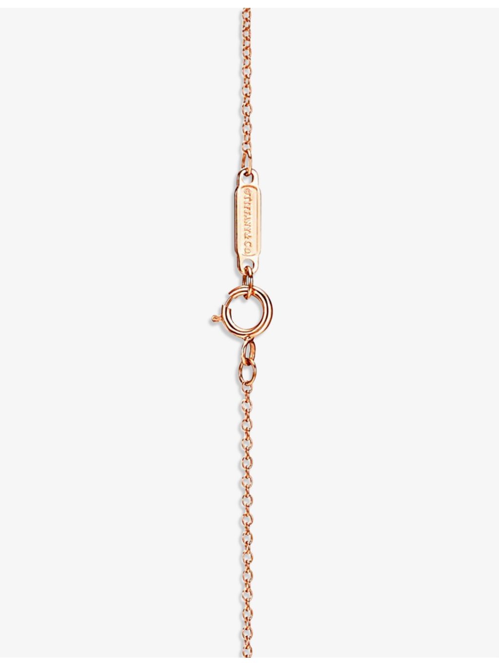 Tiffany & Co Vine Circle pendant 18ct rose gold - British product