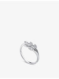 Tiffany Victoria Vine diamond and platinum ring 0.24ct - British product