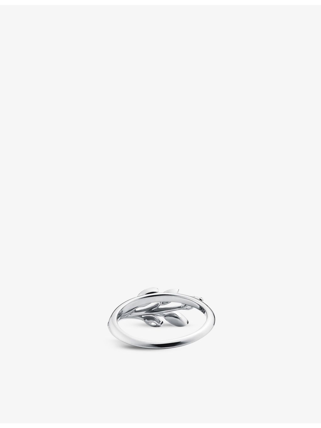 Tiffany Victoria Vine diamond and platinum ring 0.24ct - British product
