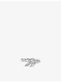 Tiffany Victoria Vine diamond and platinum ring 0.24ct - British product