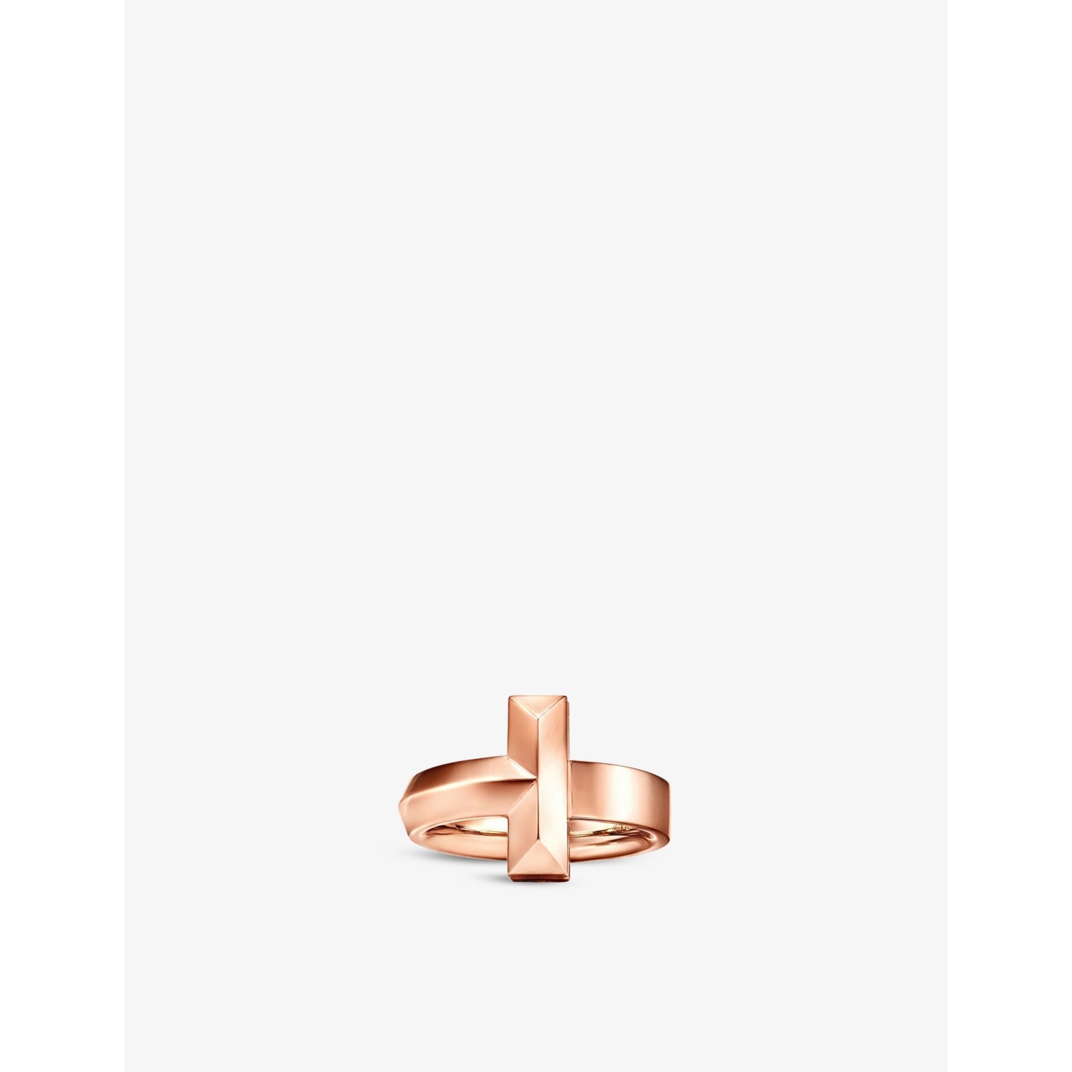 Tiffany T T1 Wide 18ct rose-gold ring - 5