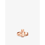 Tiffany T T1 Wide 18ct rose-gold ring - 5