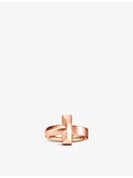 Tiffany T1 wide 18ct rose-gold ring, 4.5mm (British brand)