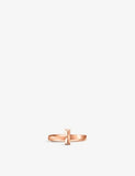 Tiffany & Co. T T1 Narrow 18ct Rose-Gold Ring