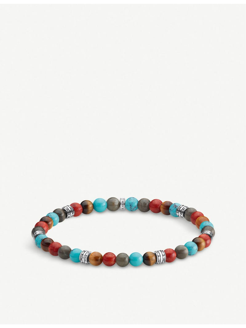 Thomas Sabo Lucky Charms sterling-silver beaded bracelet (British brand)