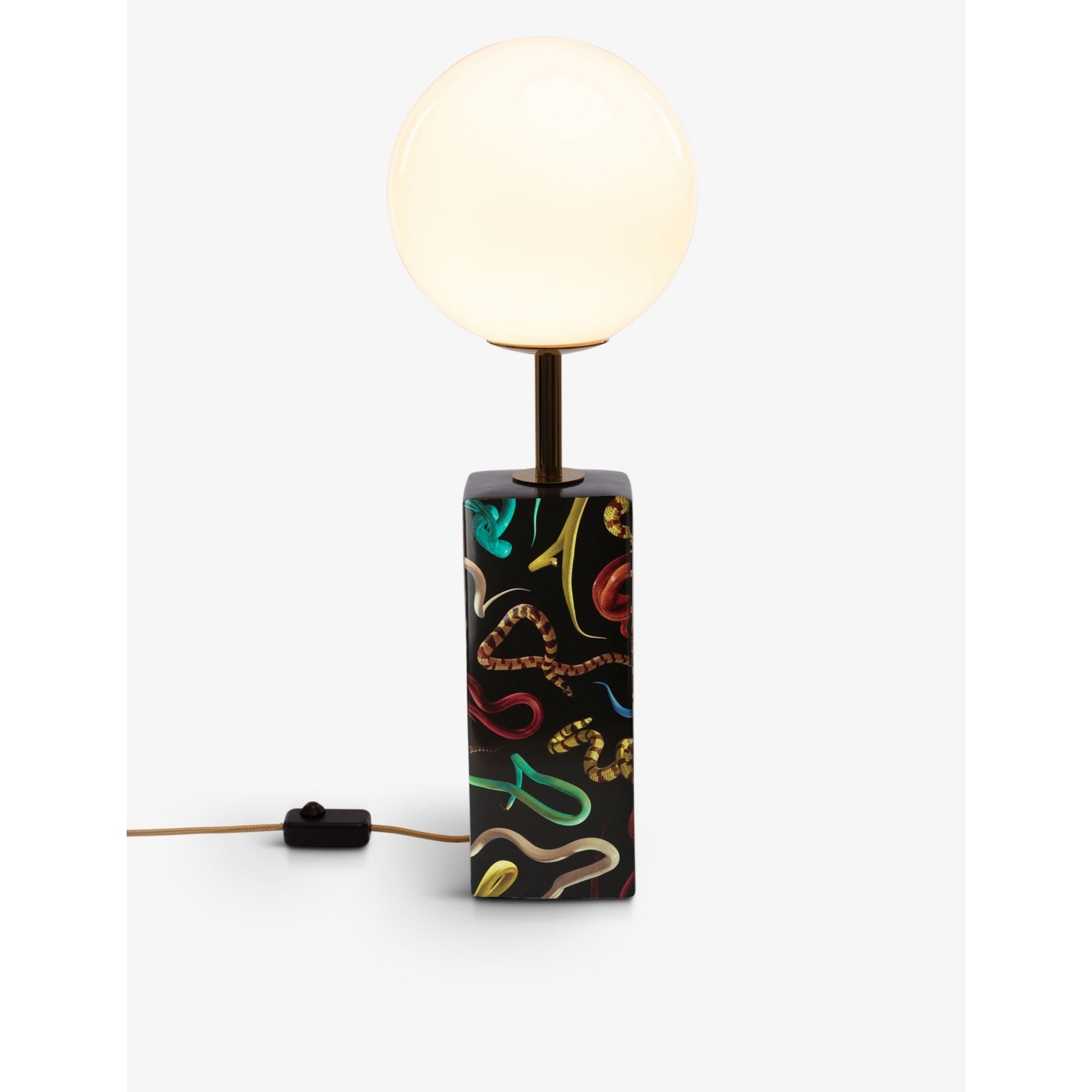 Seletti TOILETPAPER Snakes table lamp 70cm, UK version