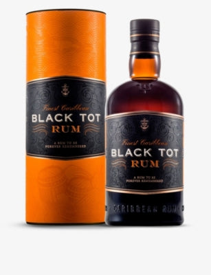 Black Tot Finest Caribbean rum 700ml, imported from the UK