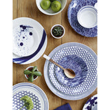 Royal Doulton Pacific Lines porcelain plates set of six 28cm (British brand)