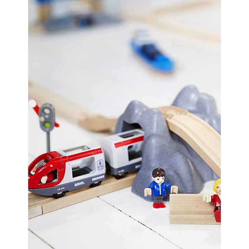 Brio wooden railway starter kit 26 pieces, imported from the UK