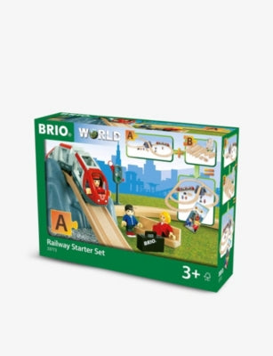 Brio wooden railway starter kit 26 pieces, imported from the UK