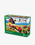Brio Farm Railway Set wooden train 19 pieces, imported from the UK