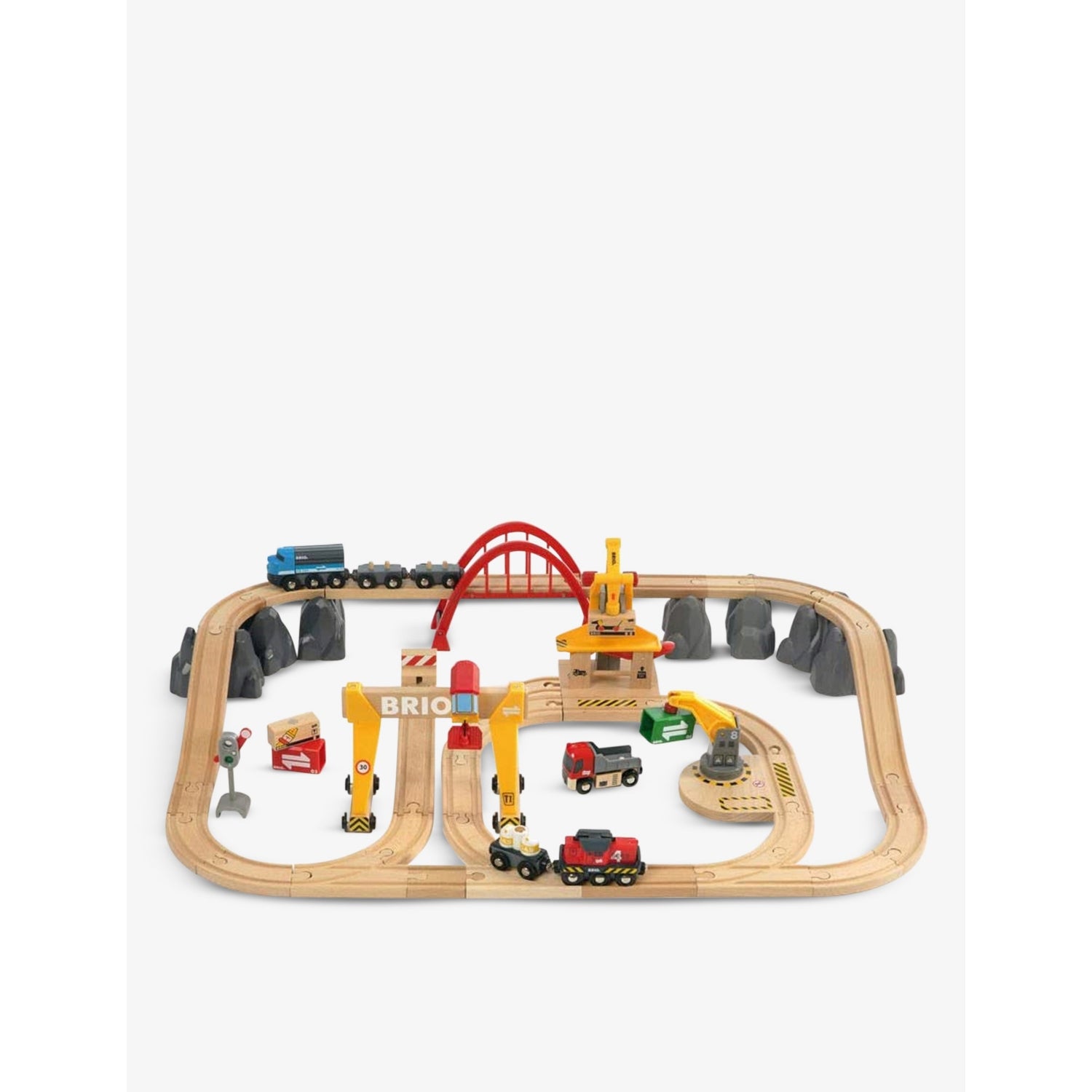 Brio Cargo Railway Deluxe Set wooden toy 54 pieces - British product