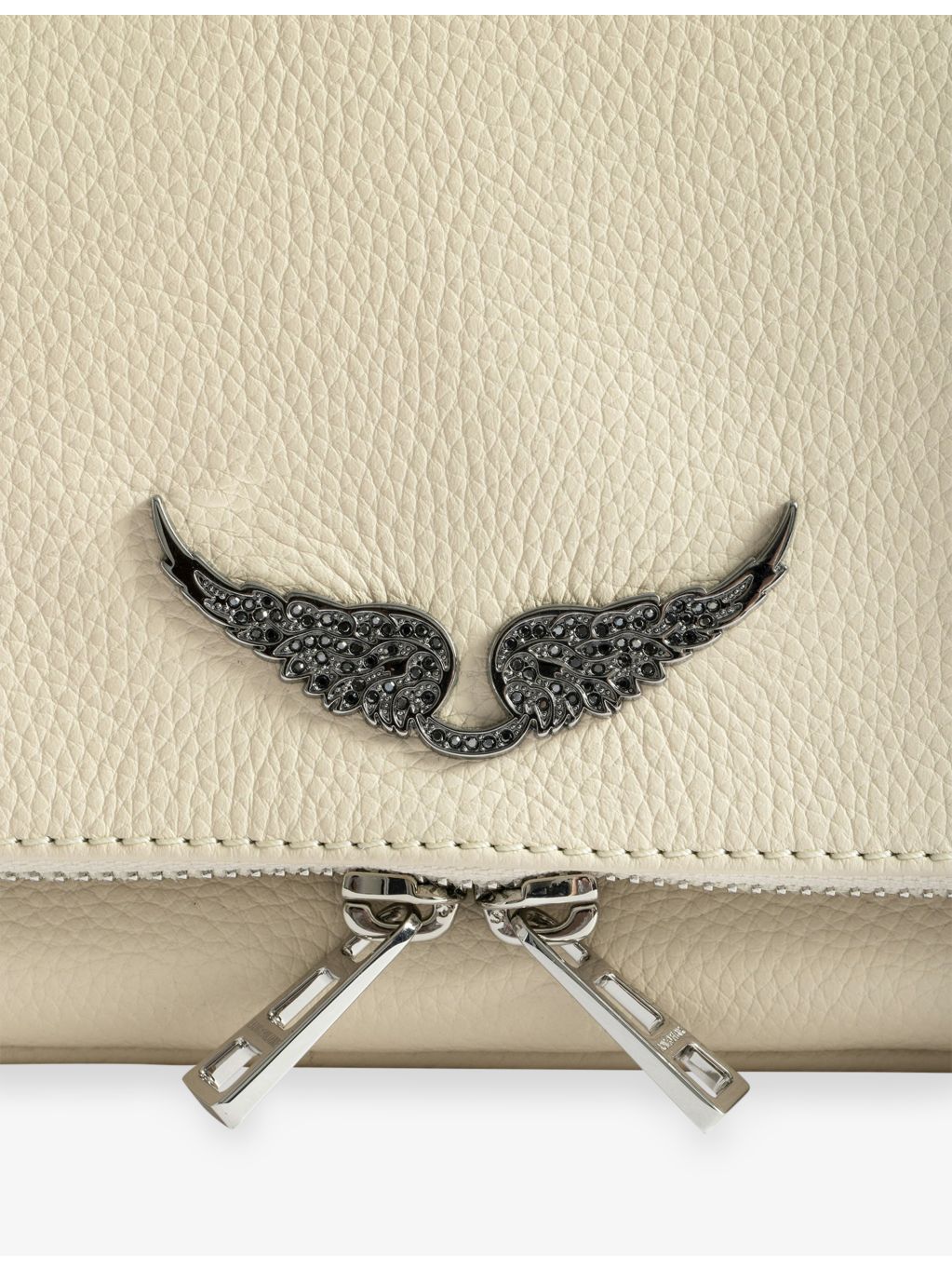 Zadig & Voltaire rock leather clutch bag, UK version