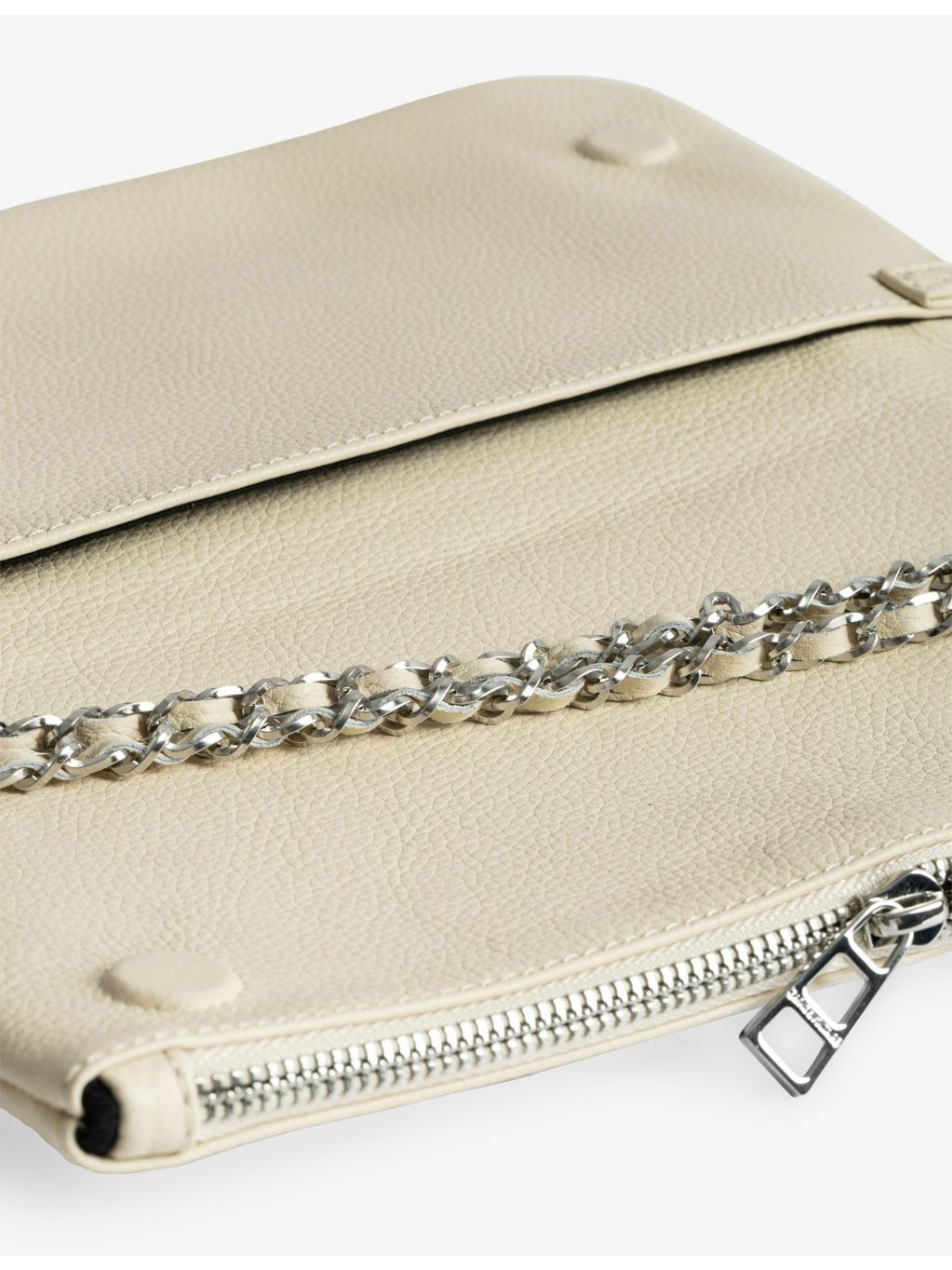 Zadig & Voltaire rock leather clutch bag, UK version