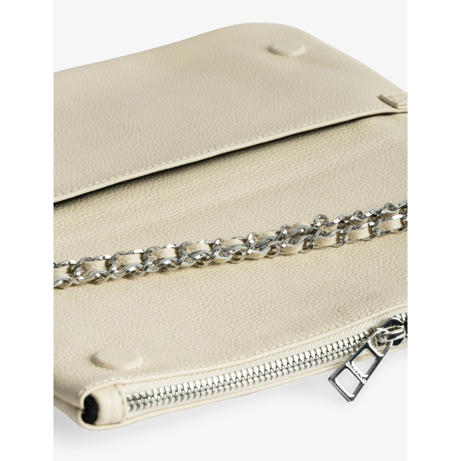 Zadig & Voltaire rock leather clutch bag, UK version