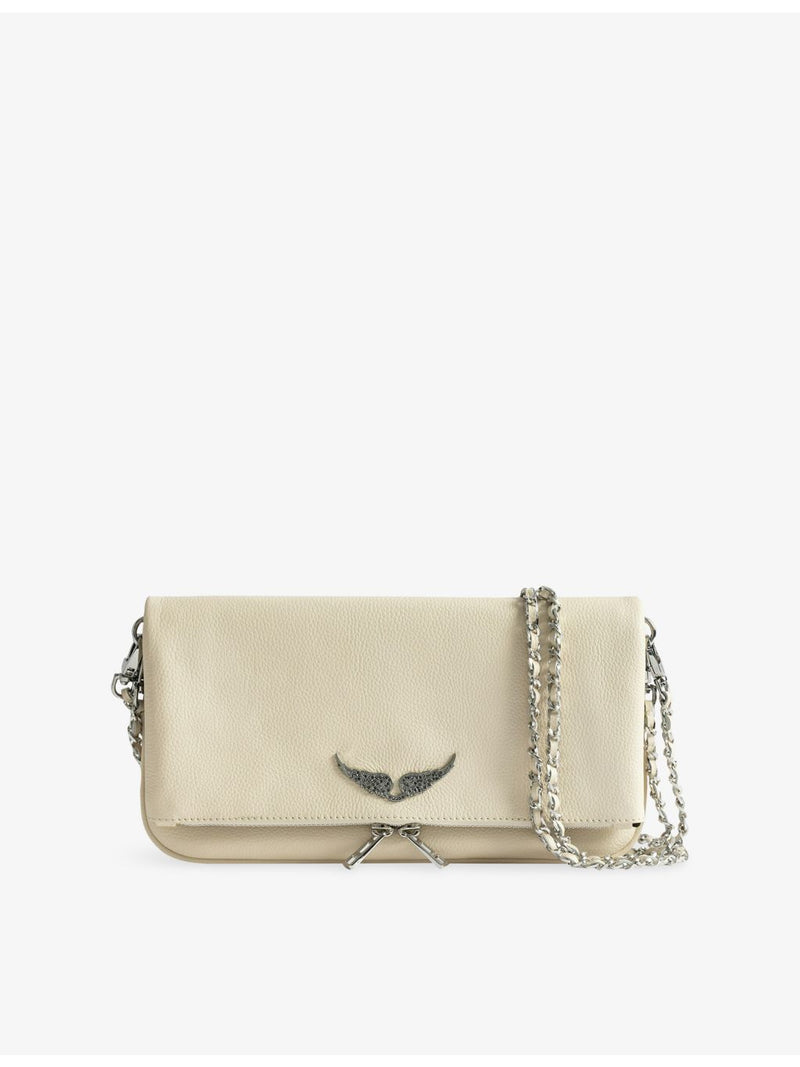 Zadig & Voltaire rock leather clutch bag, UK version