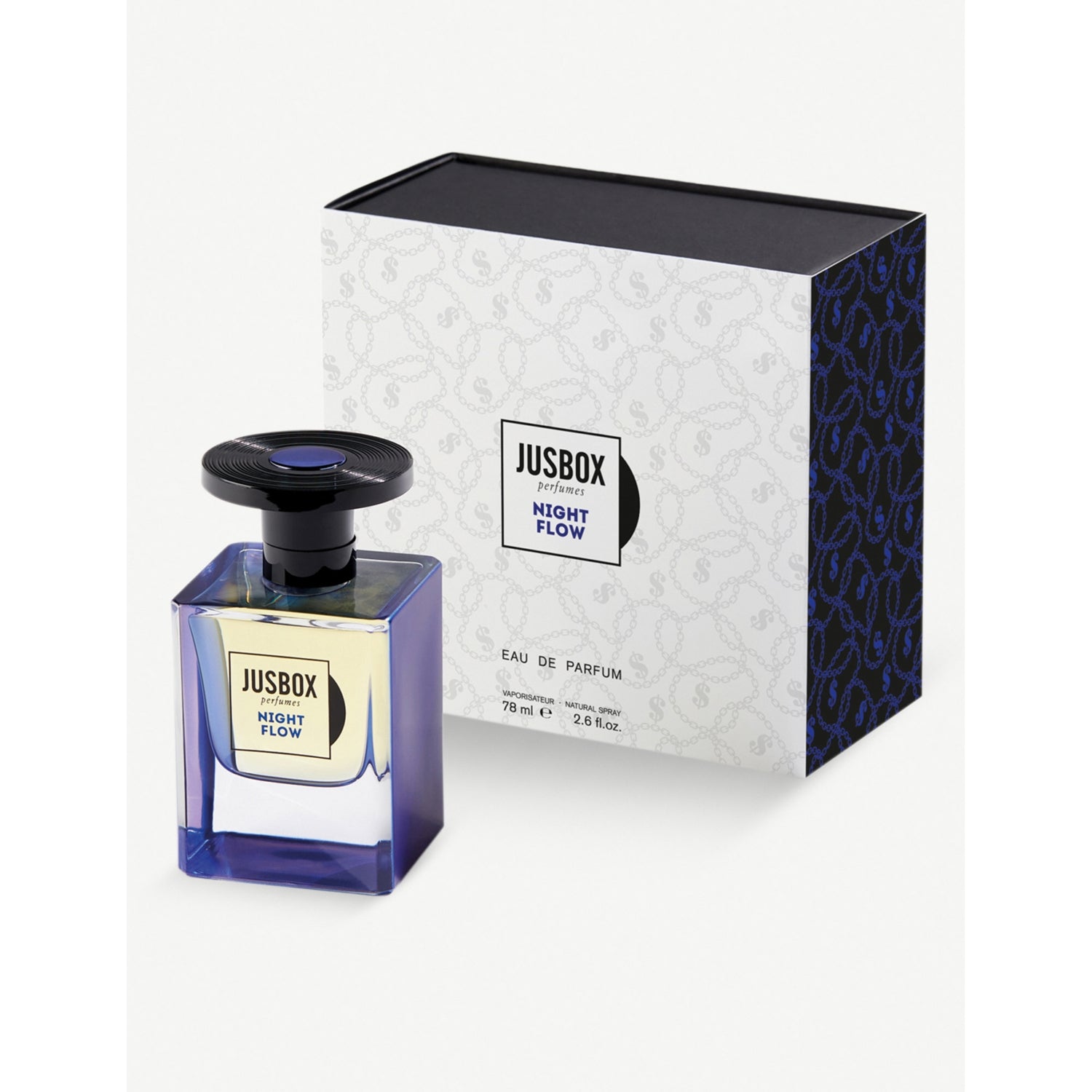Jusbox Night Flow eau de parfum 78ml (British brand)
