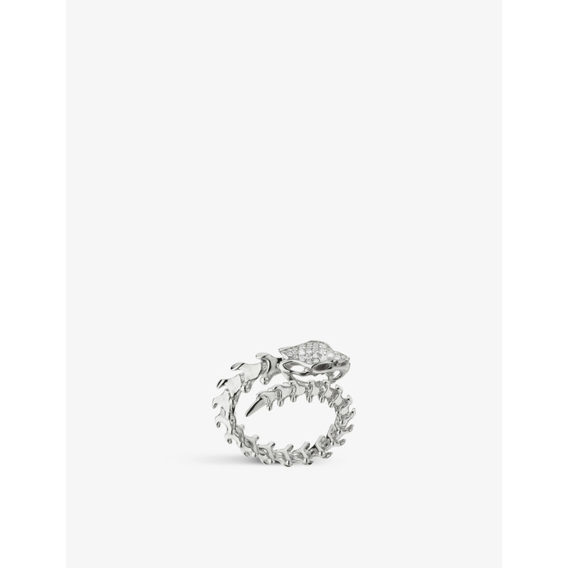 Shaun Leane Serpent Trace diamond wrap ring, imported from the UK