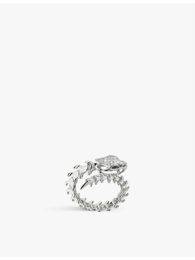 Shaun Leane Serpent Trace diamond wrap ring, imported from the UK