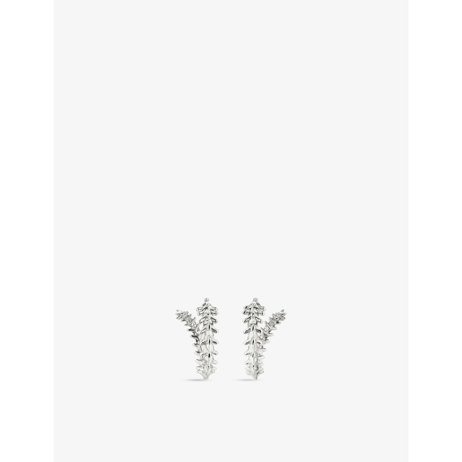 Shaun Leane mini hoop earrings in sterling silver, imported from the UK