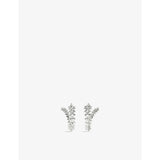 Shaun Leane mini hoop earrings in sterling silver, imported from the UK