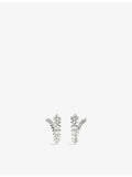 Shaun Leane mini hoop earrings in sterling silver, imported from the UK