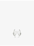Shaun Leane Serpent Trace sterling silver hoop earrings 55mm - British product